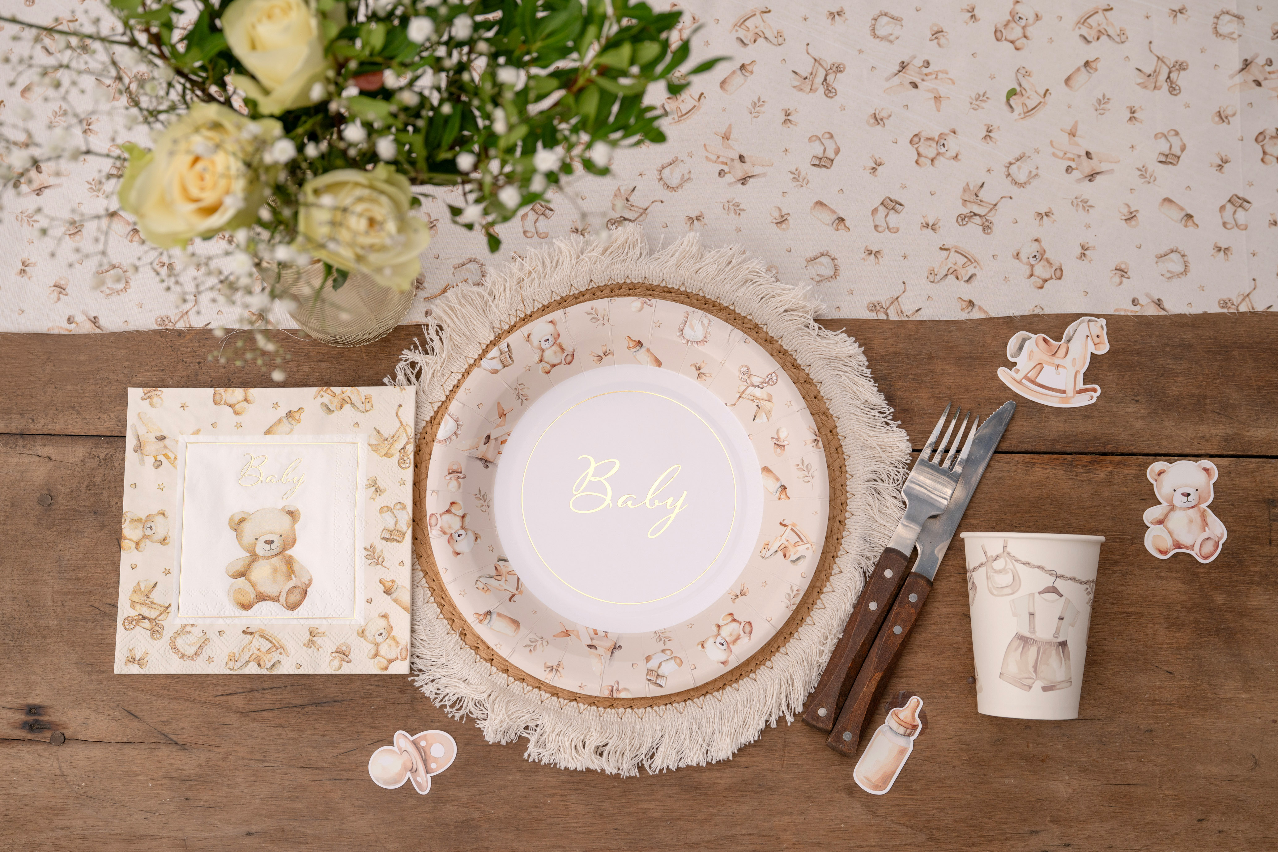 Besteck, Tischplatte, Blume, Teller, Mahlzeit