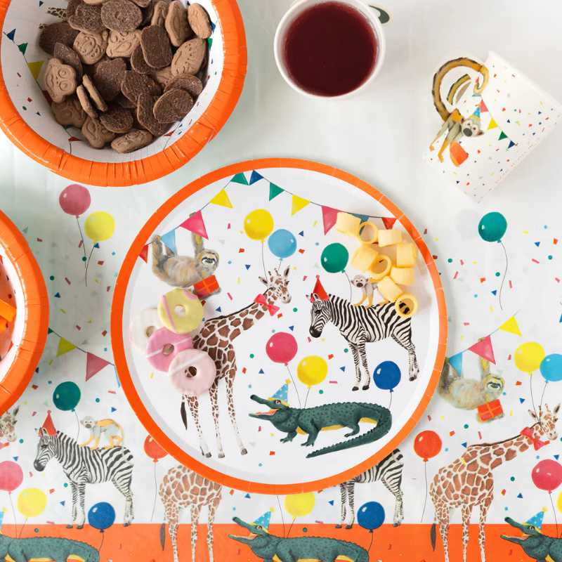 Kindergeburtstag-Teller-Zoo-Party-2