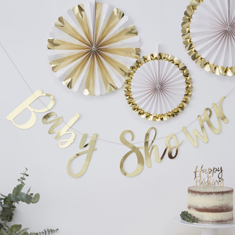 Kindergeburtstag-Girlande-Baby-Shower-Gold-2