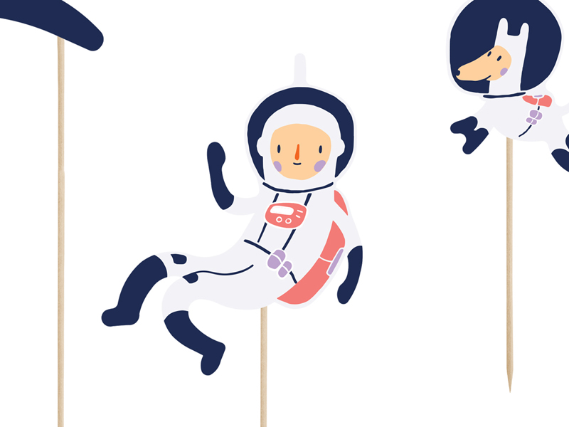 Astronaut, Drachenflug, Puppe?, Schimpf?, Stickfigur
