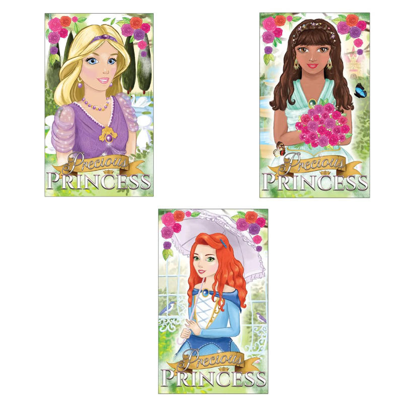 Mini-Notizbuch Prinzessin, 1 Stk. assort.