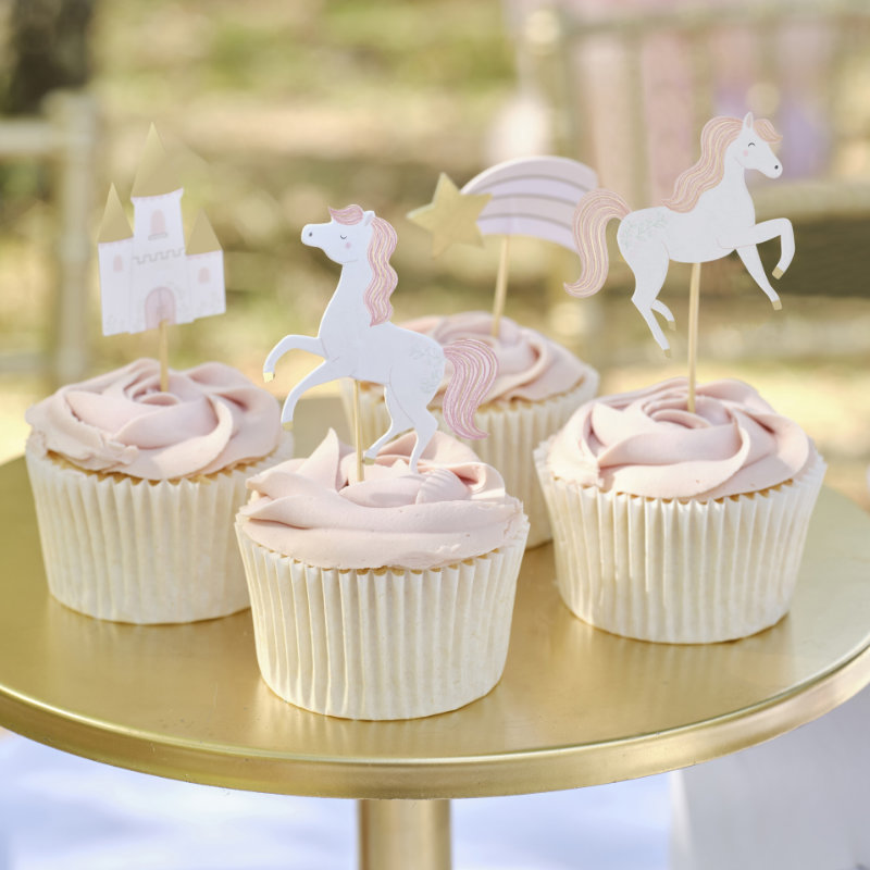 Kindergeburtstag-Cupcake_Topper_Prinzessin_12_Stk_1