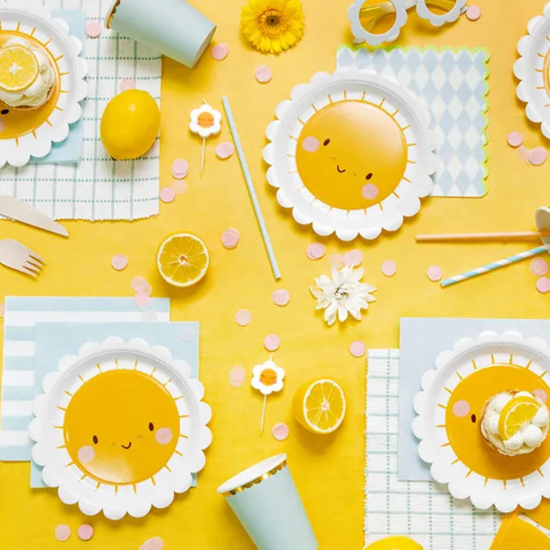 Kindergeburtstag-Partyteller_Sonne_6_Stk_1
