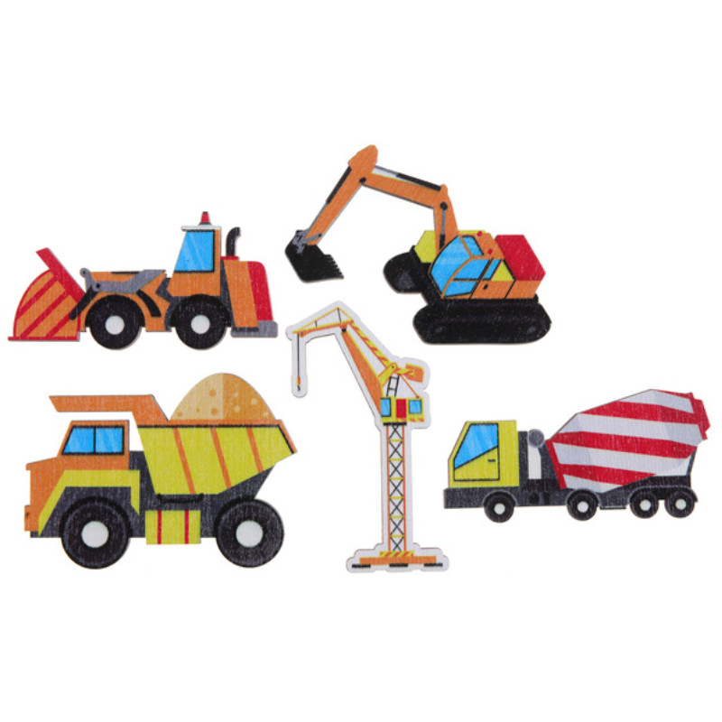 Kindergeburtstag-Konfetti-Baustelle