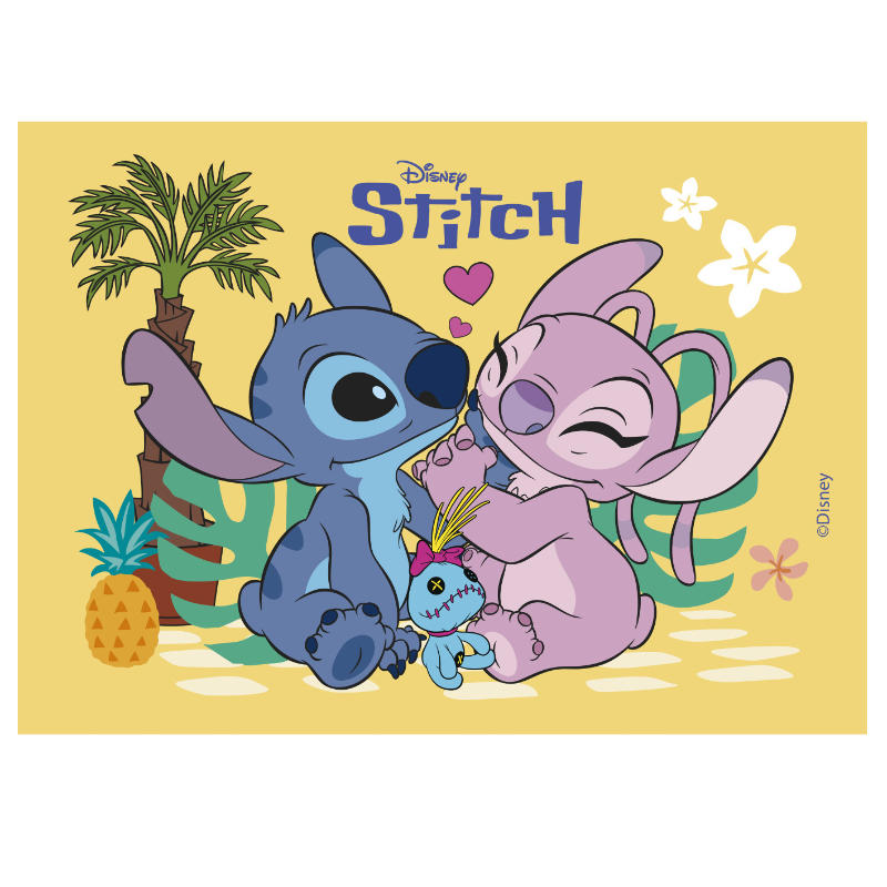 Dessus de gâteau Stitch Rectangulaire