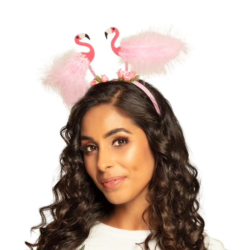 Kindergeburtstag-Haarreifen-Flamingos-2