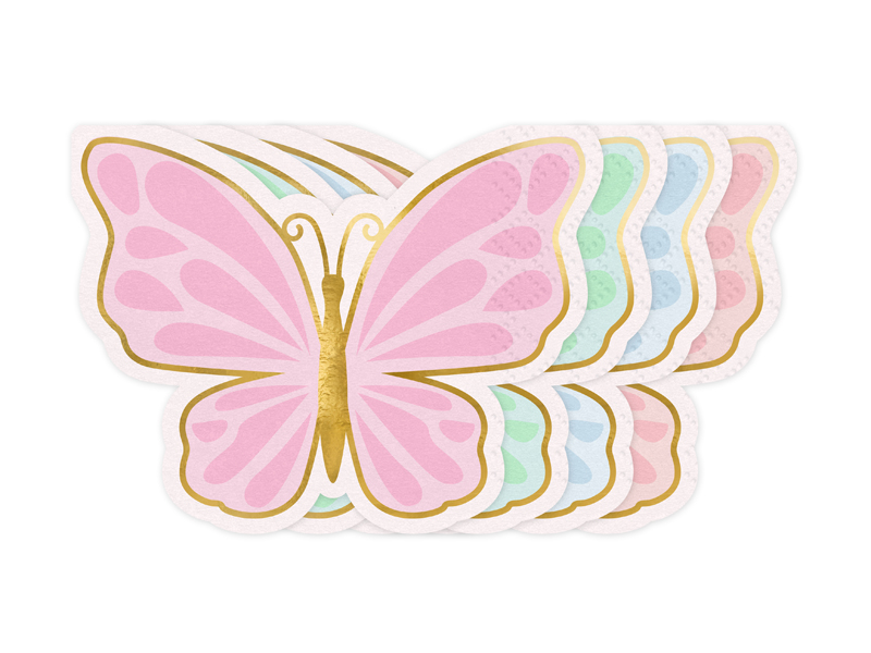 Schmetterling, Sticker, Aufkleber, Pink, Mehrfach