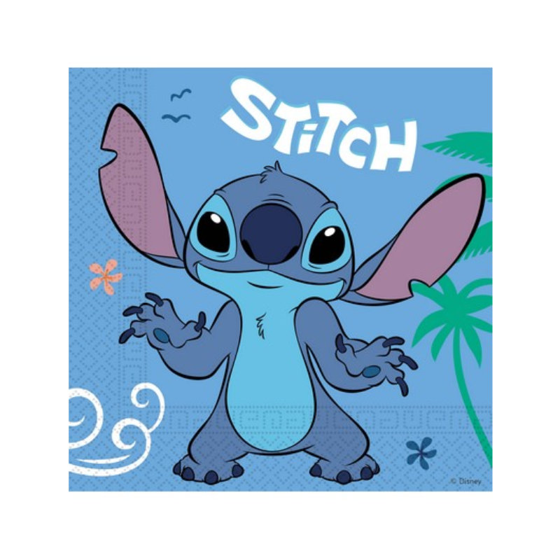 Serviettes Stitch, 20 pcs.