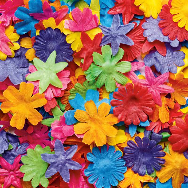 Kindergeburtstag-Stoffblumen-2