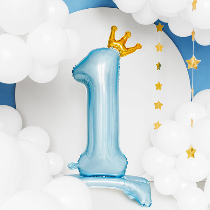 Kindergeburtstag-Folienballon_stehend_Zahl_1_hellblau_1