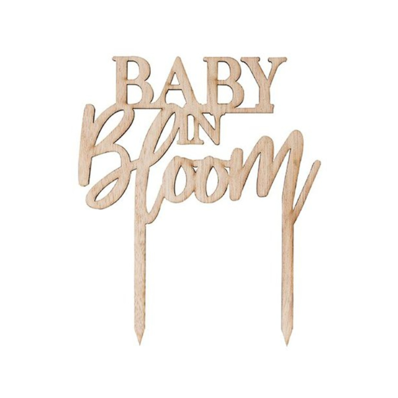 Cake Topper Baby in Bloom