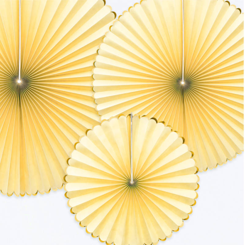 Kindergeburtstag-Deko_Faecher_hellgelb_3_Stk_1