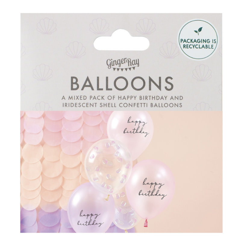 Kindergeburtstag-Ballonbuendel_Happy_Birthday_Meerjungfrau_5_Stk_1