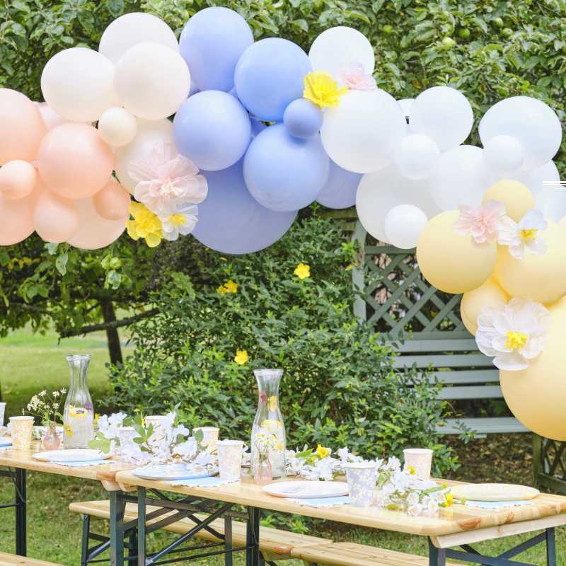 Kindergeburtstag-Ballonbogen_Fruehling_2