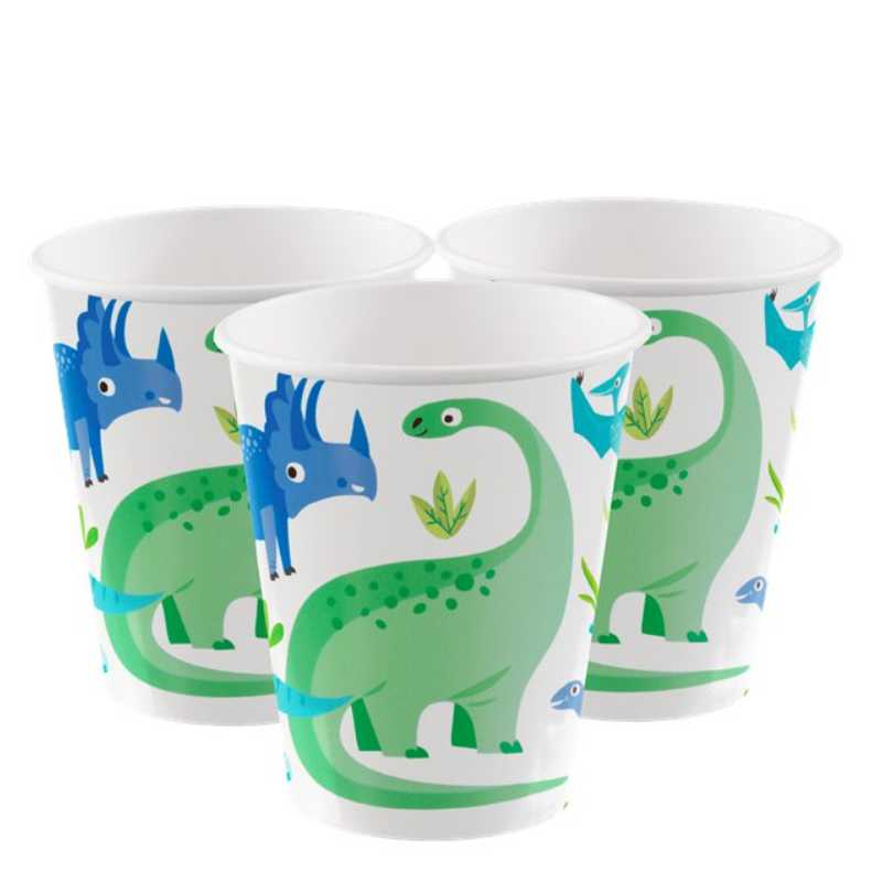 Kindergeburtstag-Partybecher_Dino_Party_8_Stk_1