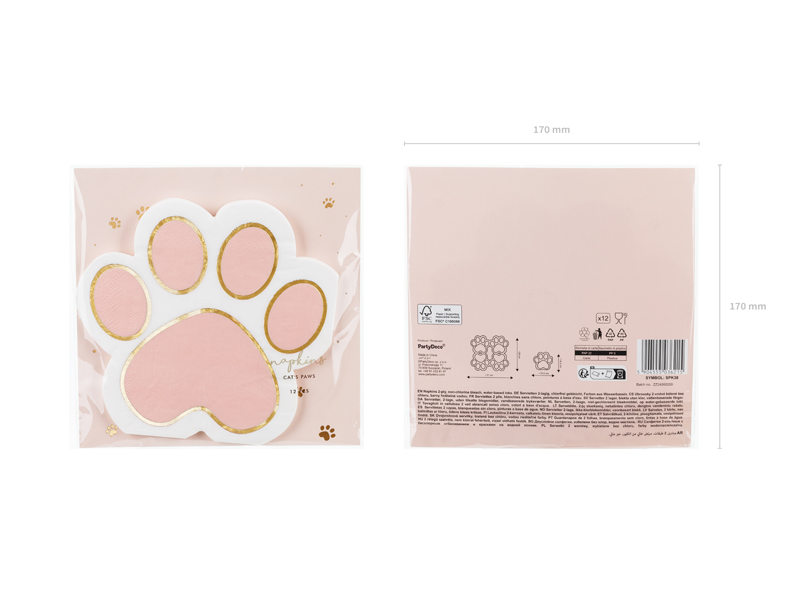 paw print, katzenspielzeug, gepolstertes einkerbung, pink, dekorationstape