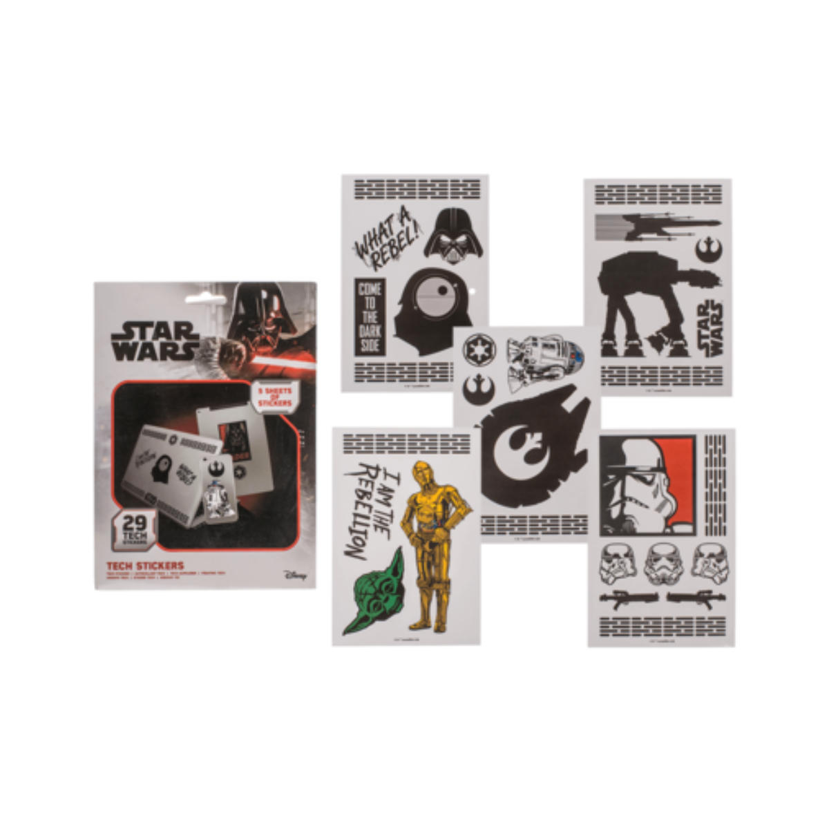 Kindergeburtstag-Sticker-Set-Star-Wars