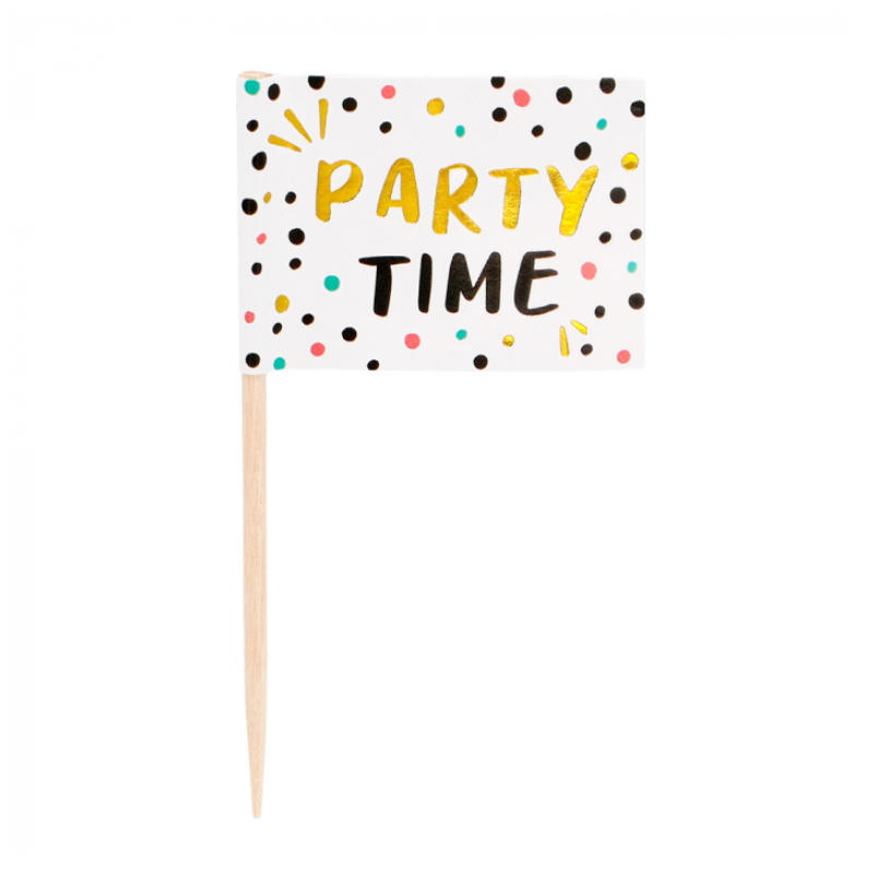Kindergeburtstag-Partypicker_Party_Time_24_Stk_2