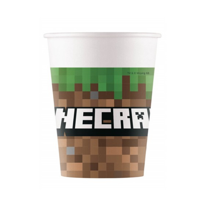 Partybecher Minecraft, 8 pcs.