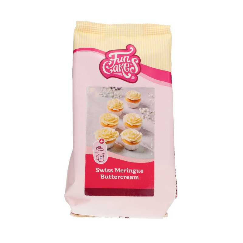 Funcakes schweizer Baiser Buttercreme Fertigmischung, 400 g