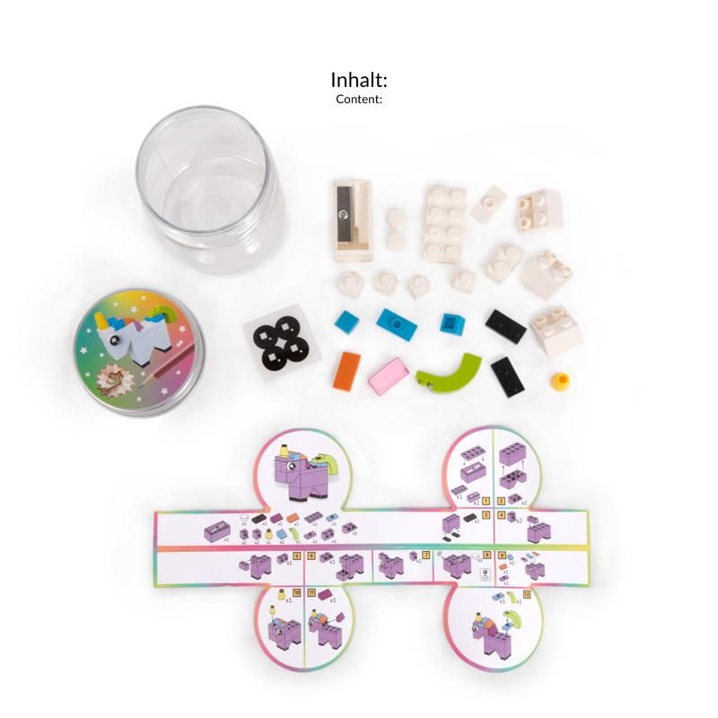 Kindergeburtstag-Spitzer-Bausteine-Einhorn-2