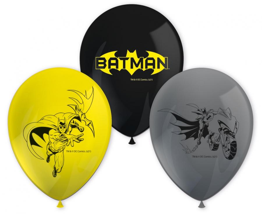 ballons, Batman, DC Comics, gelb, grau