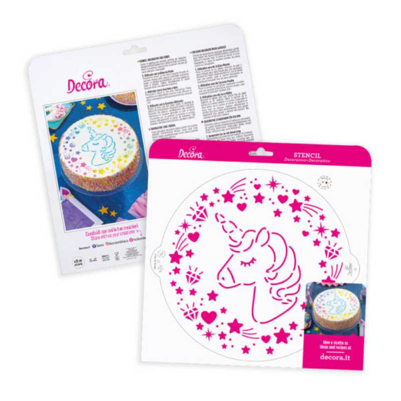 Kindergeburtstag-Schablone-Einhorn-2