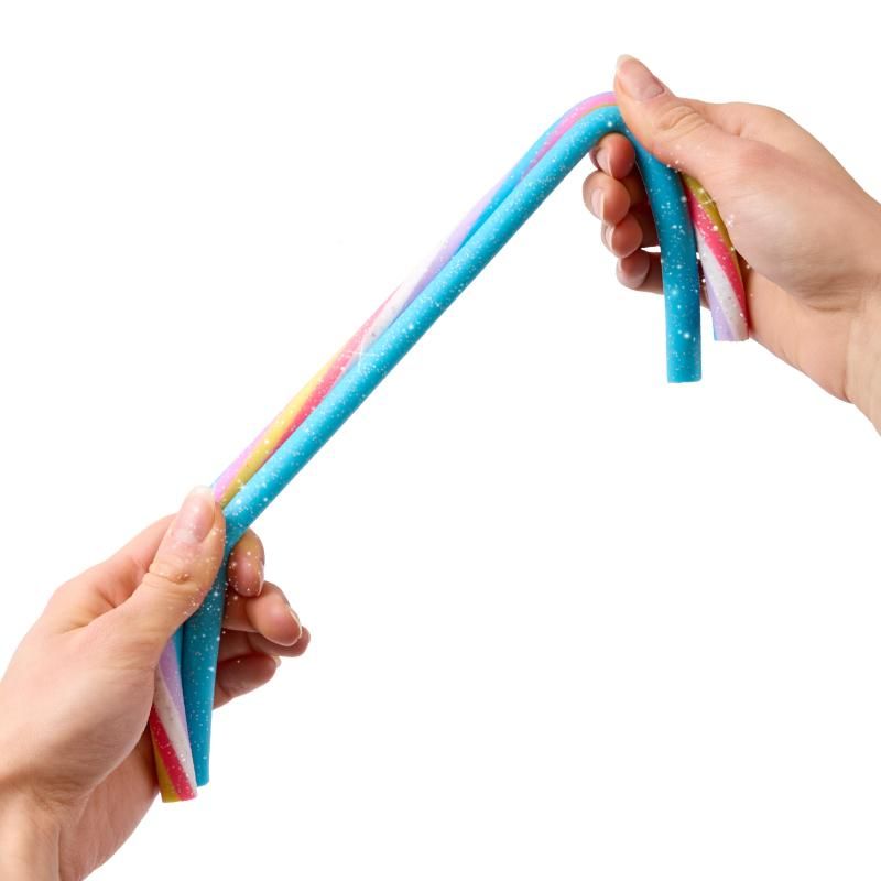 Schaumstrohhalm, Mehrfarbig, Streithalter, Flexibles Stroh, Kinderspielzeug