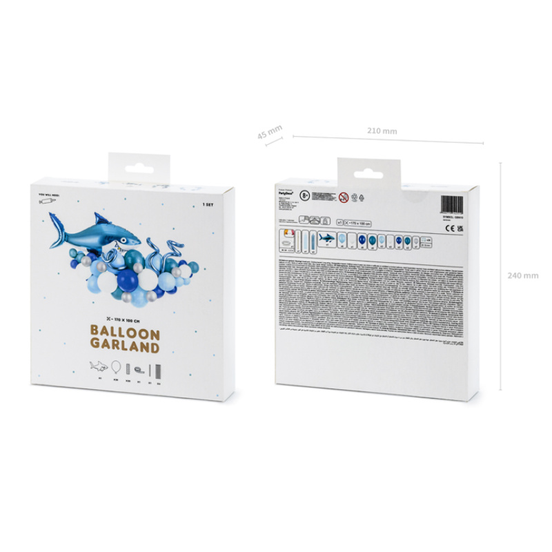 Kindergeburtstag-Ballonbogen_Hai_2