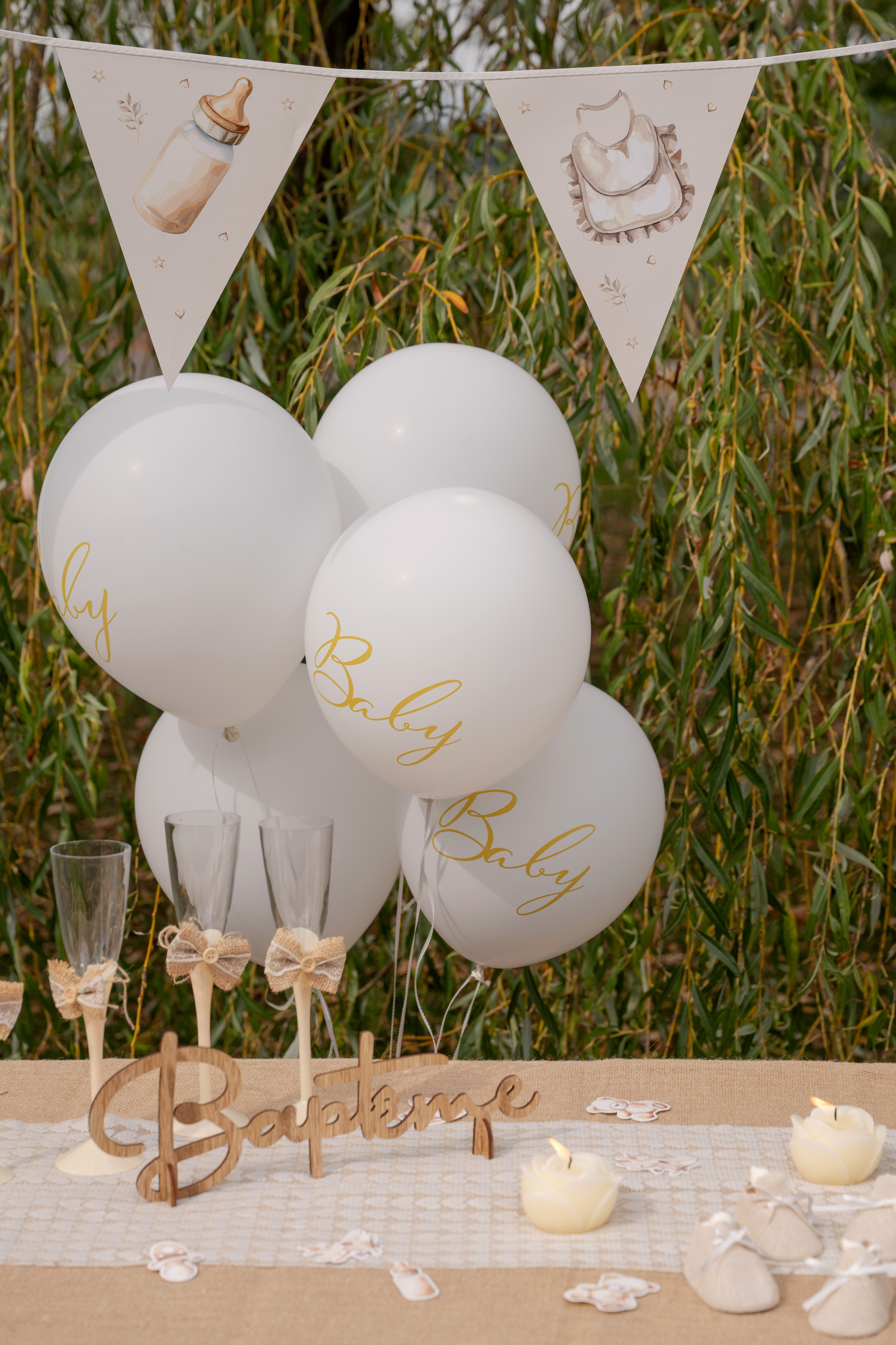 Leute, Luftballon, Kerze, Ei, Partei