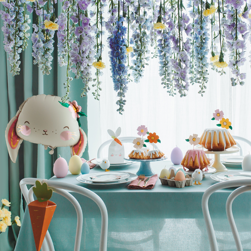kinderparty Folienballon_Hase_Frhling_partydeco1