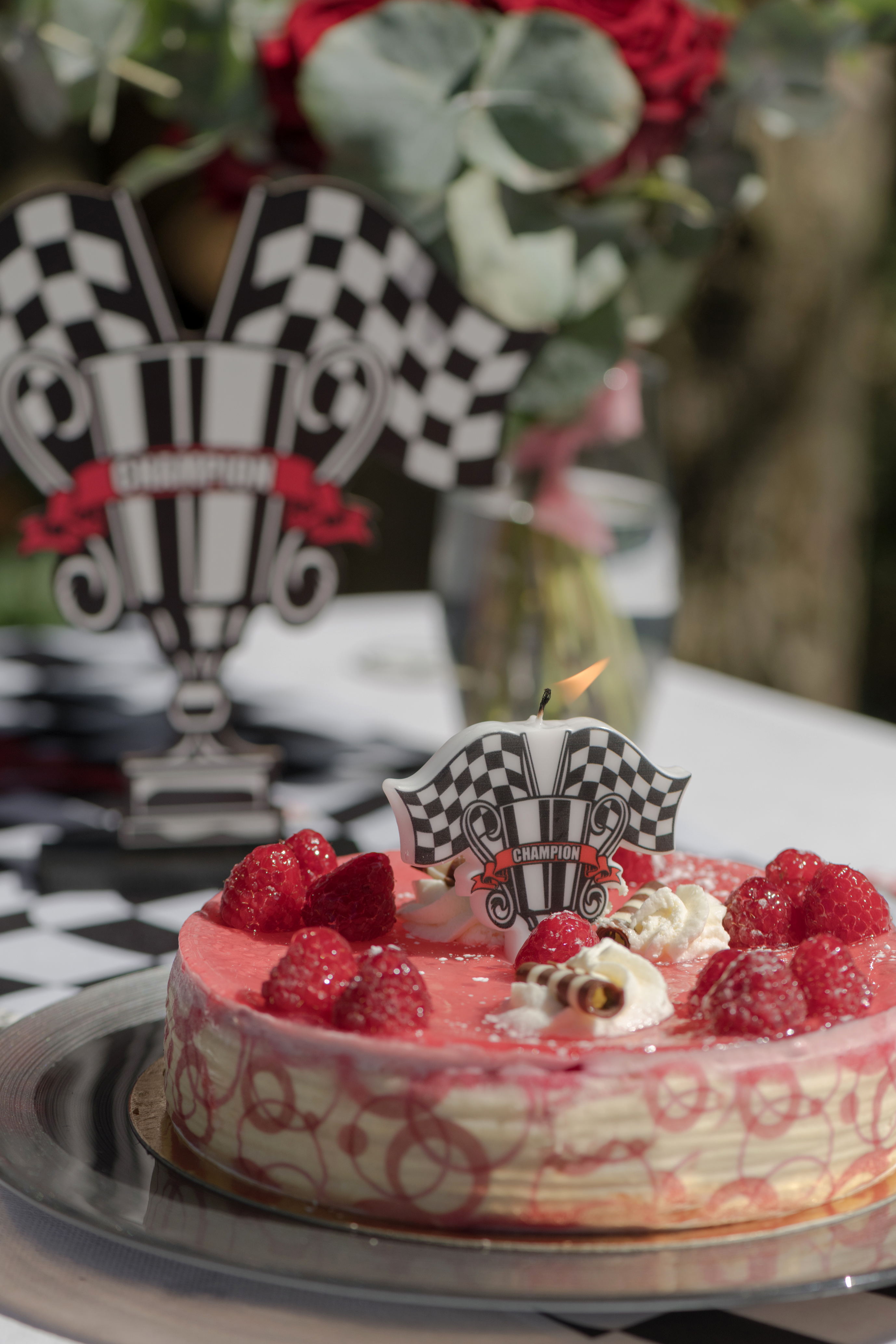 Beere, Essen, Himbeere, Torte, Geburtstagstorte