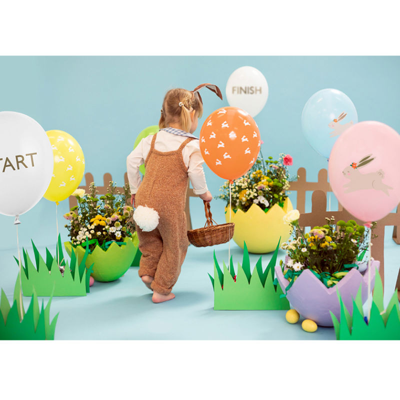 Kindergeburtstag-Luftballons-Osternsuchespiel-2