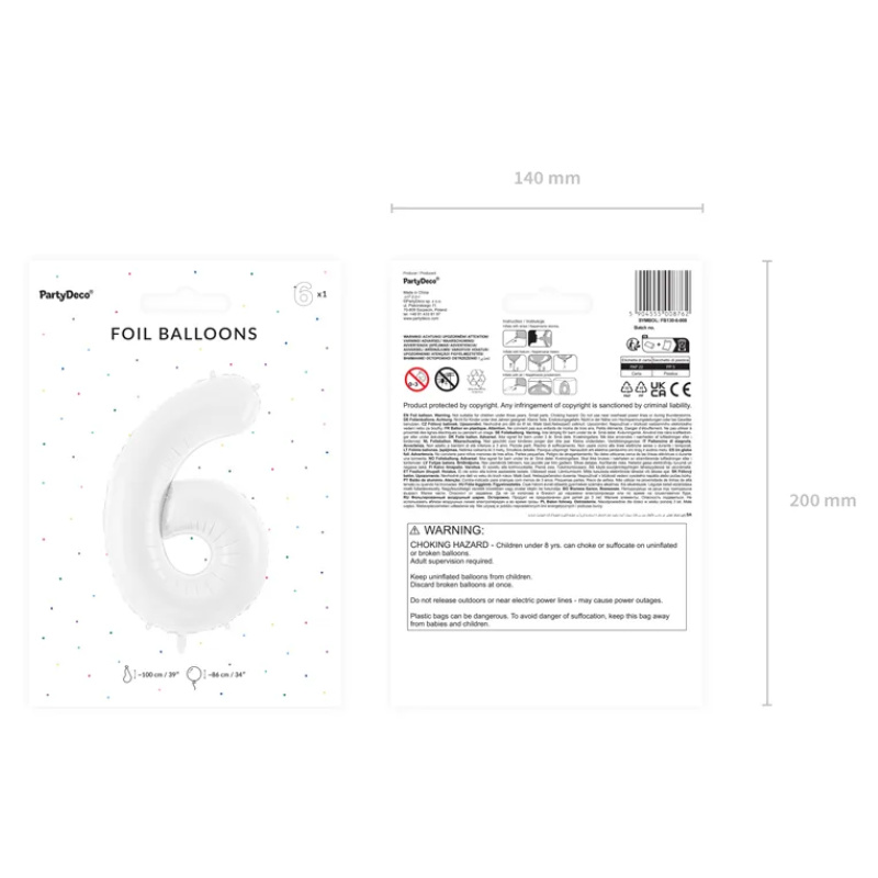Kindergeburtstag-Folienballon_Zahl_6_Weiss_1