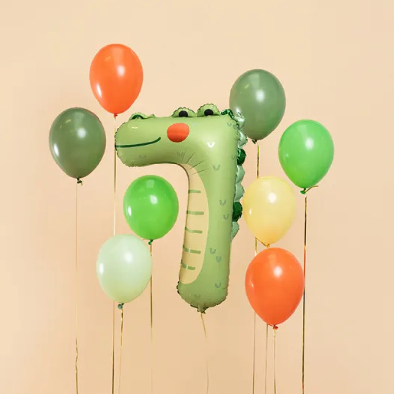 Kindergeburtstag-Folienballon_Zahl_7_Krokodil_1