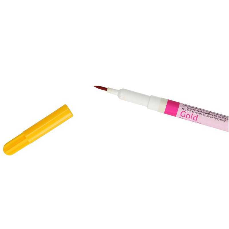 Funcakes Lebensmittelstift Gold