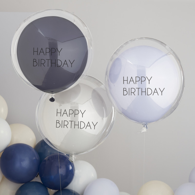 Kindergeburtstag-Ballonbuendel_Happy_Birthday_doppel_klarsicht_3_Stk_2