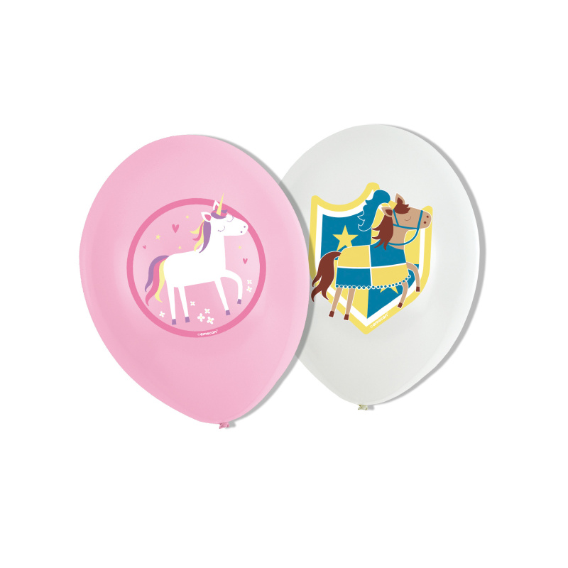 Kindergeburtstag-Luftballons-Ritter-Prinzessin