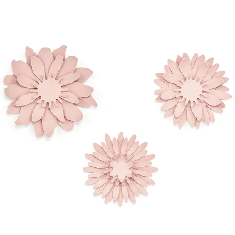 Kindergeburtstag-Tischdekoration_Blumen_Rosa_3_Stk_1