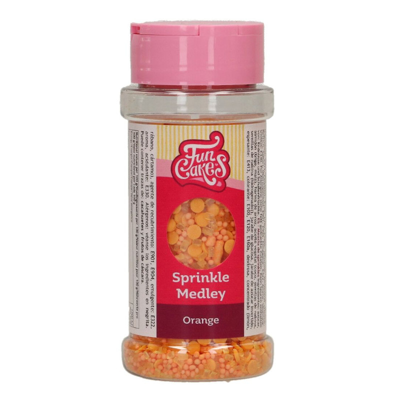 Kindergeburtstag-Funcakes-Zuckerstreusel-Orange-2