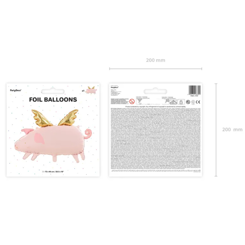 Kindergeburtstag-Folienballon_fliegendes_Schweinchen_1