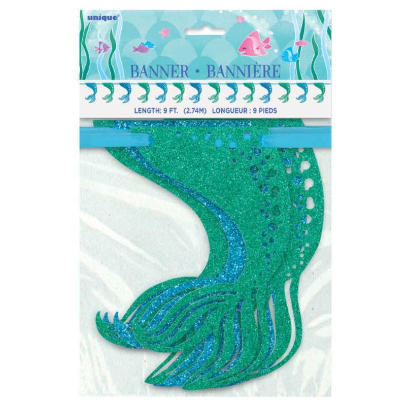 Kindergeburtstag-Girlande_Meerjungfrau_1