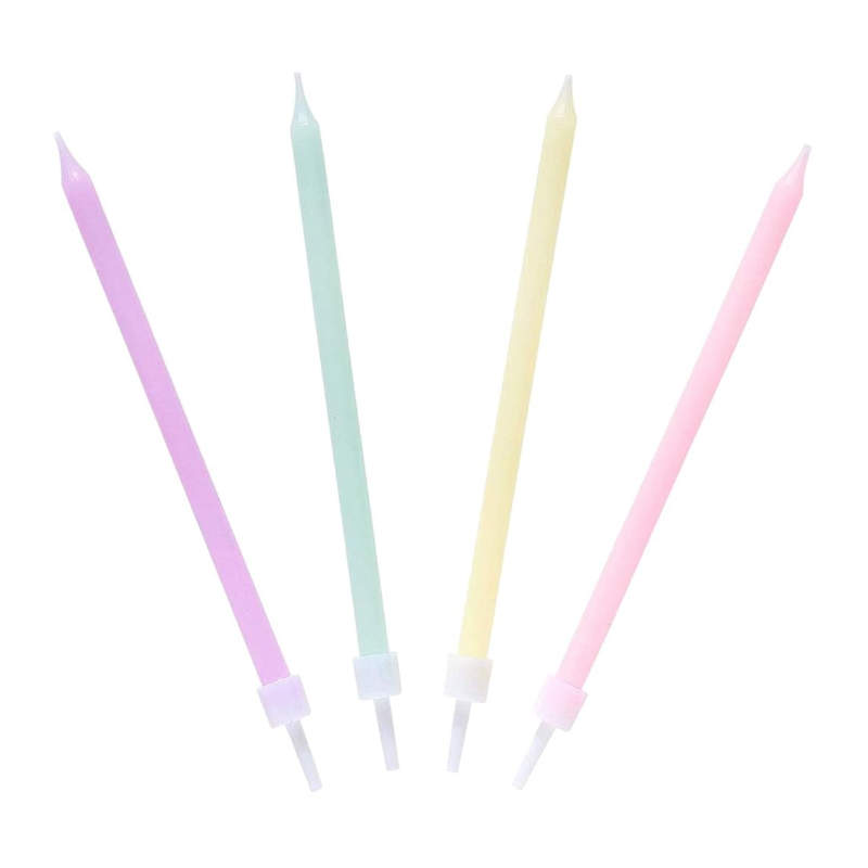 Geburtstagskerzen Pastel