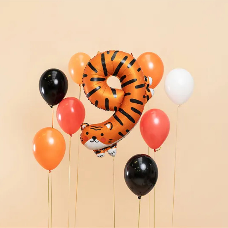 Kindergeburtstag-Folienballon_Zahl_9_Tiger_1