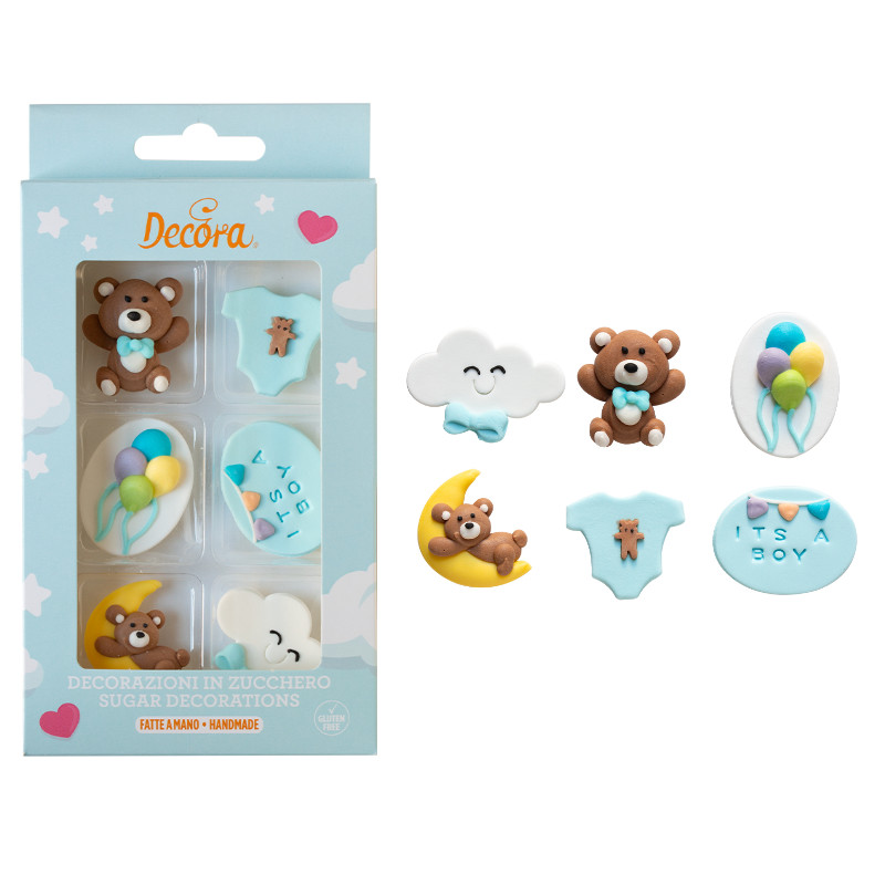 Kindergeburtstag-Zuckerdekor-Baby-Boy