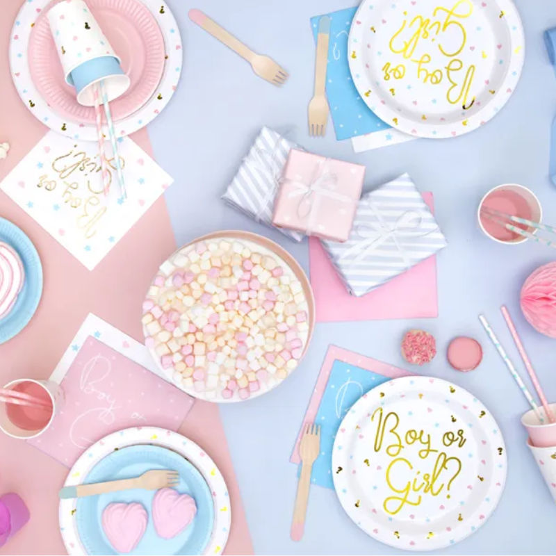 Kindergeburtstag-Geschenkpapier-Set-Pastell-gemustert-3