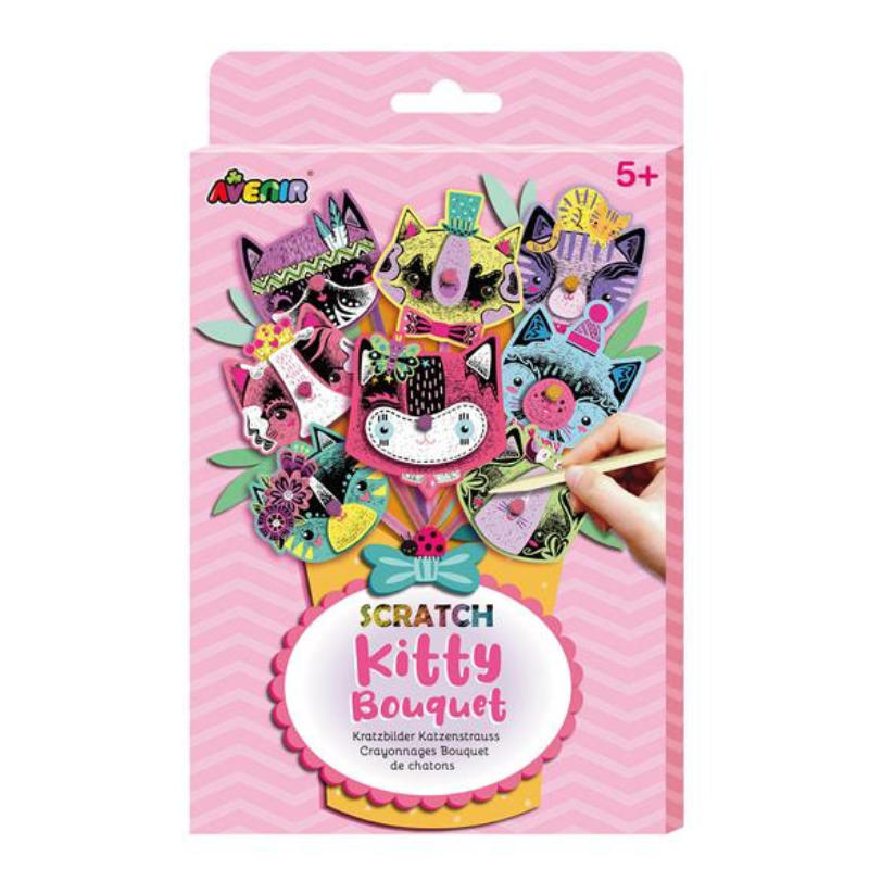 Kindergeburtstag-Kratzbilder_Katzenstrauss_1