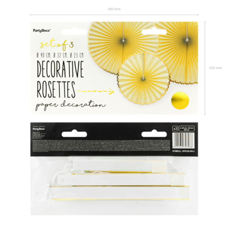 Kindergeburtstag-Deko_Faecher_hellgelb_3_Stk_2