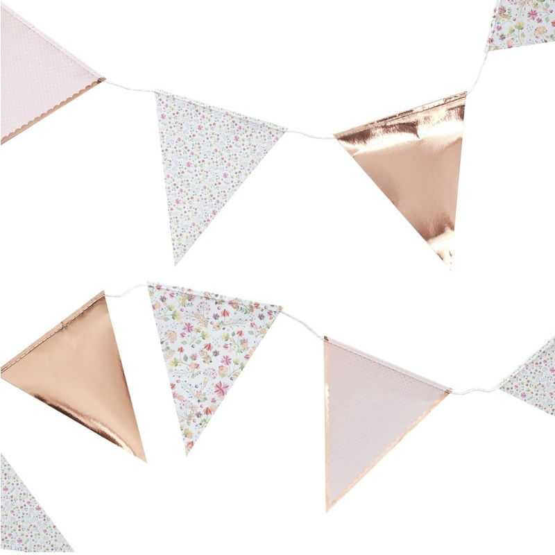 Kindergeburtstag-Wimpelkette_Floral_Rose_Gold_1