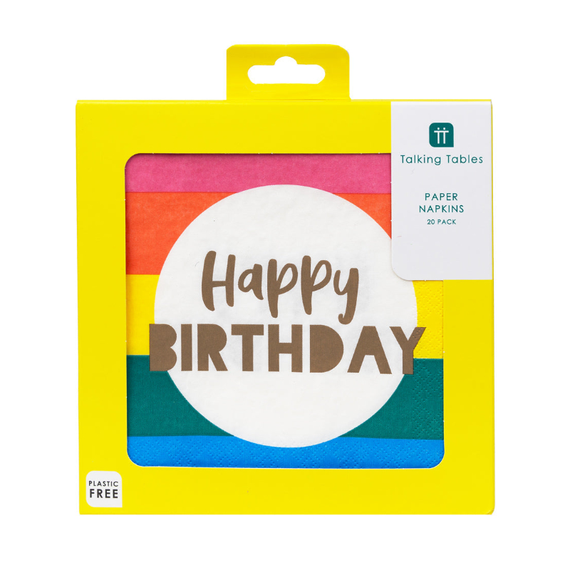 kinderparty Regenbogen_Serviette_1